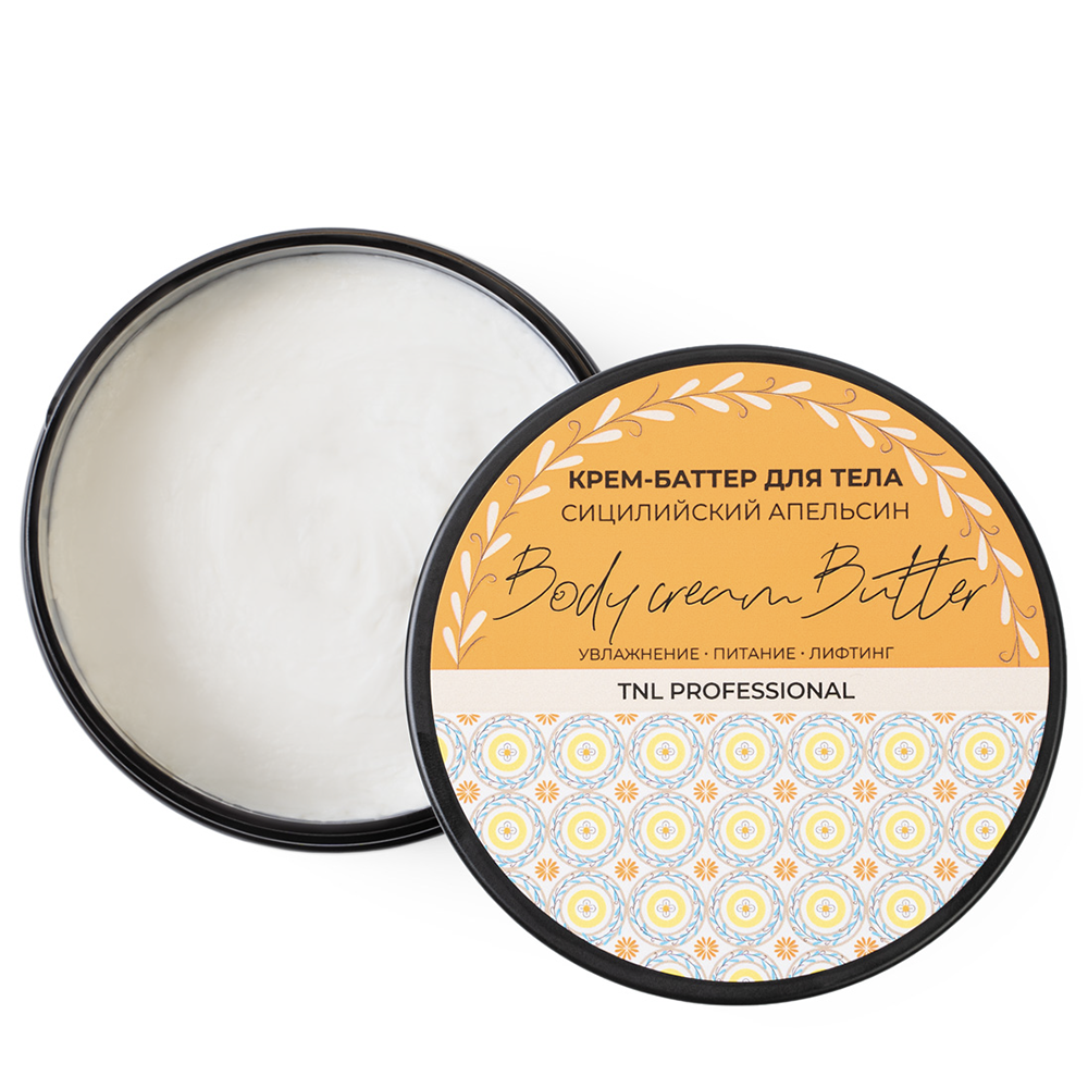 TNL Professional Крем-баттер для тела, сицилийский апельсин / TNL Body Cream Butter 200 мл, фото 3