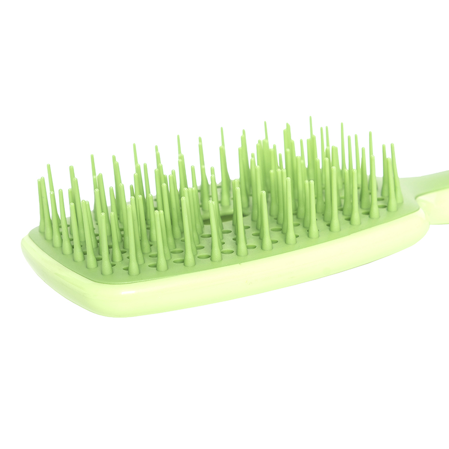 SOLOMEYA Расческа вентилируемая для волос, зеленая / Vented Hair Brush Green, фото 3