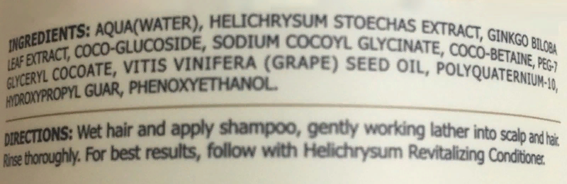 ANGEL PROFESSIONAL Шампунь восстанавливающий для волос с экстрактом бессмертника / Angel Provence 800 мл, фото 3