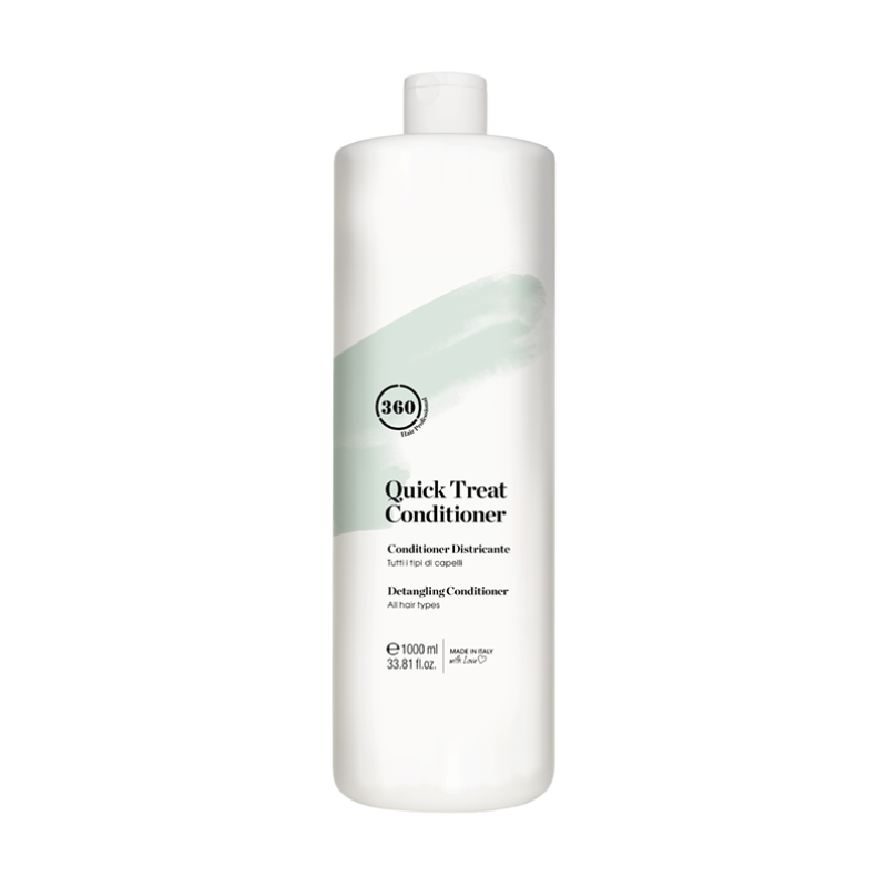 360 HAIR PROFESSIONAL Кондиционер распутывающий мгновенного действия для всех типов волос / Quick Treat Conditioner 1000 мл, фото 1