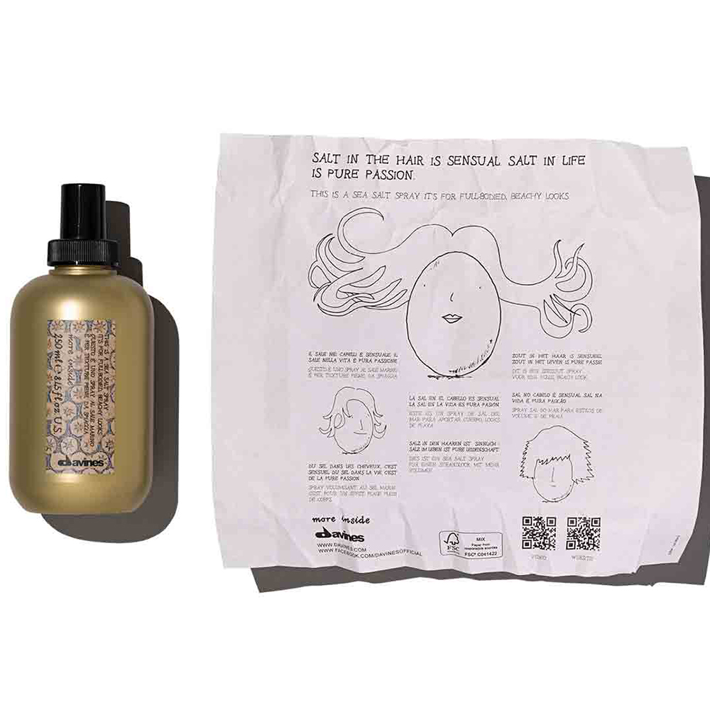 DAVINES SPA Спрей с морской солью для объемных свободных укладок / MORE INSIDE 250 мл, фото 3