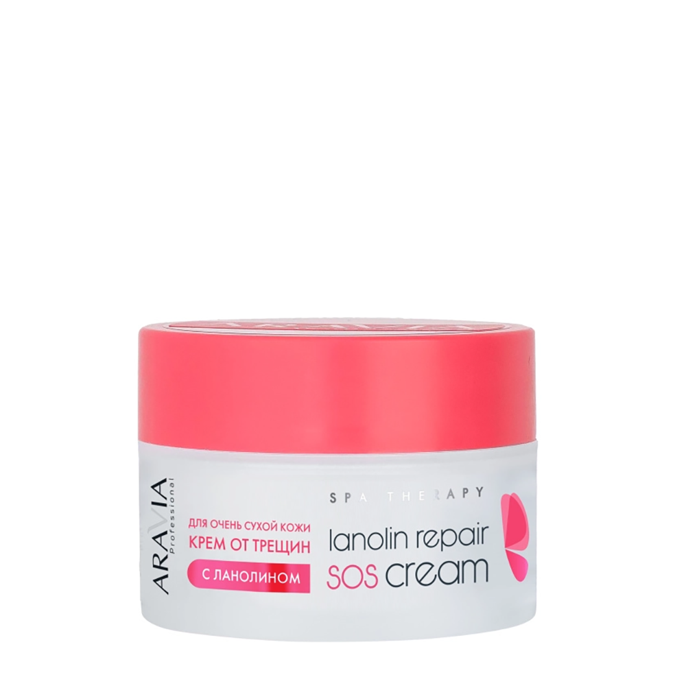 ARAVIA Professional Крем от трещин с ланолином / Aravia Laboratories Lanolin repair SOS cream 150 мл, фото 1