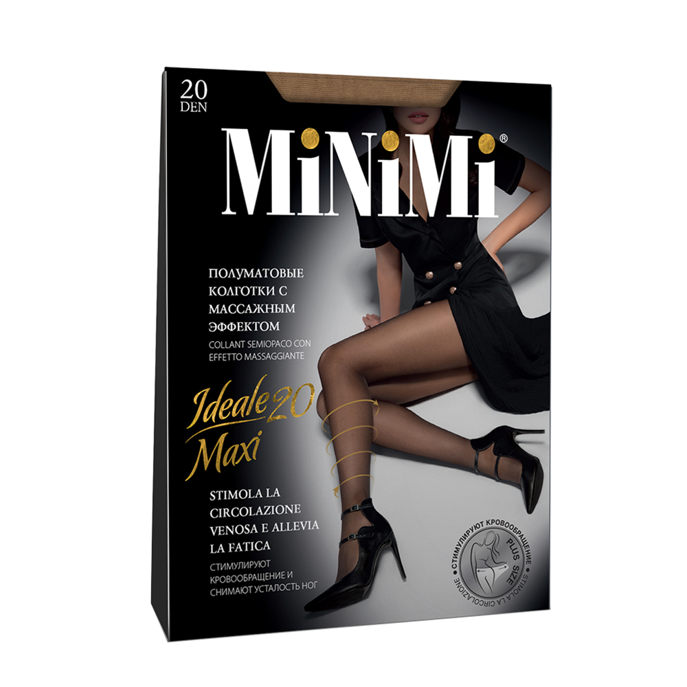 MINIMI Колготки Caramello 6 (XXL), утяжка по ноге / Mini IDEALE 20 MAXI, фото 1