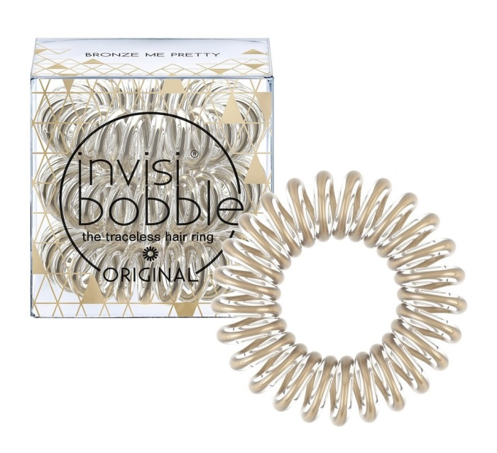 INVISIBOBBLE Резинка-браслет для волос / Time To Shine Bronze Me Pretty, фото 1
