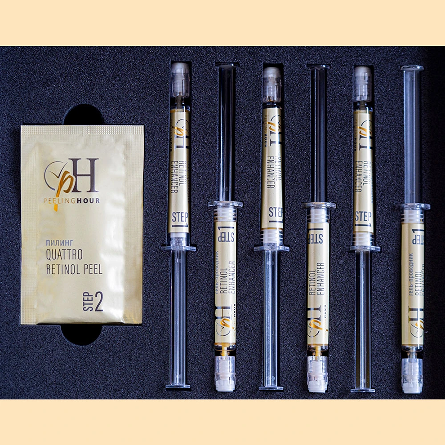 PREMIUM Набор желтый пилинг 6 процедур (гель-проводник 6*4 мл + пилинг 6*5 мл) Revolution Yellow Peel, фото 2