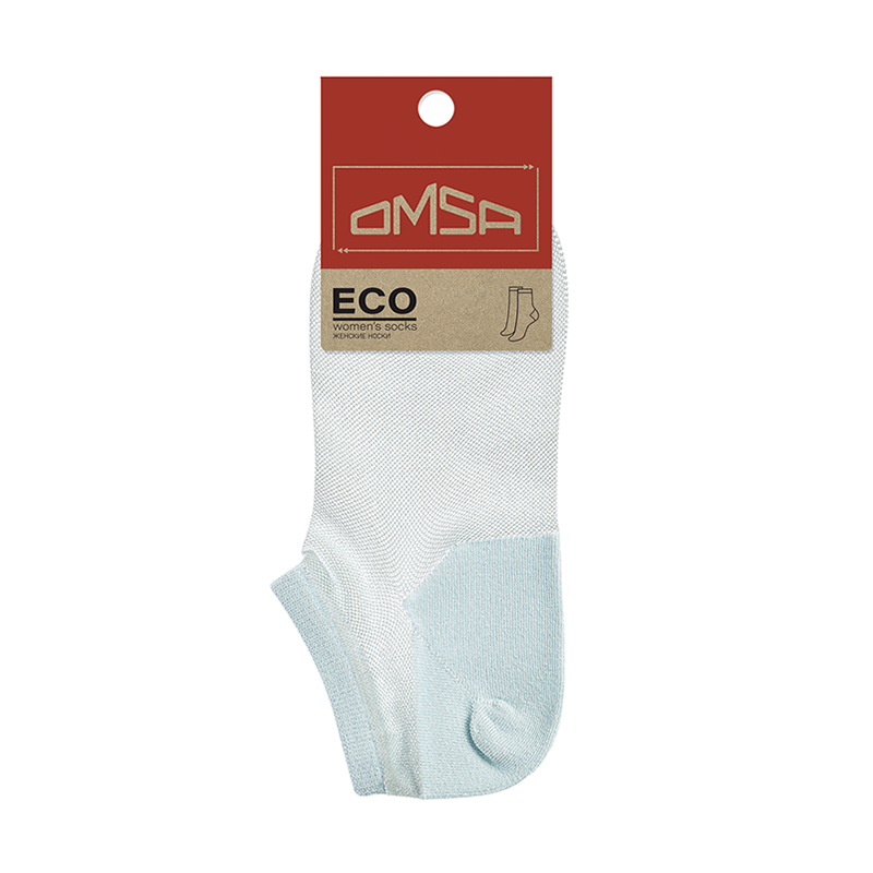 OMSA Носки суперукороченные Turchese 39-41 / ECO 251, фото 1