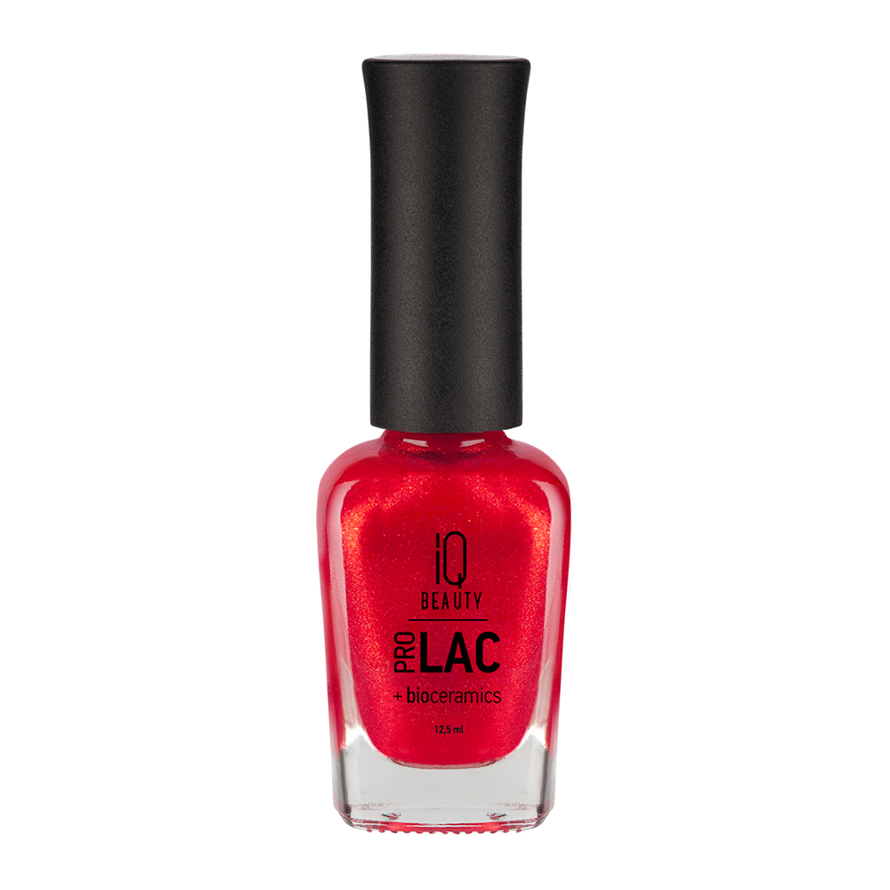 IQ BEAUTY 058 лак для ногтей укрепляющий с биокерамикой / Nail polish PROLAC + bioceramics 12.5 мл, фото 1