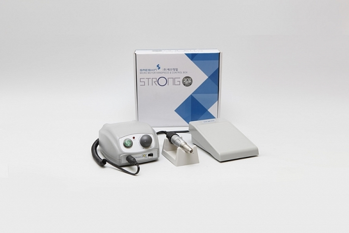 STRONG Аппарат для маникюра и педикюра 207А/120, с педалью, 30000 оборотов в минуту, в коробке / Strong, фото 2