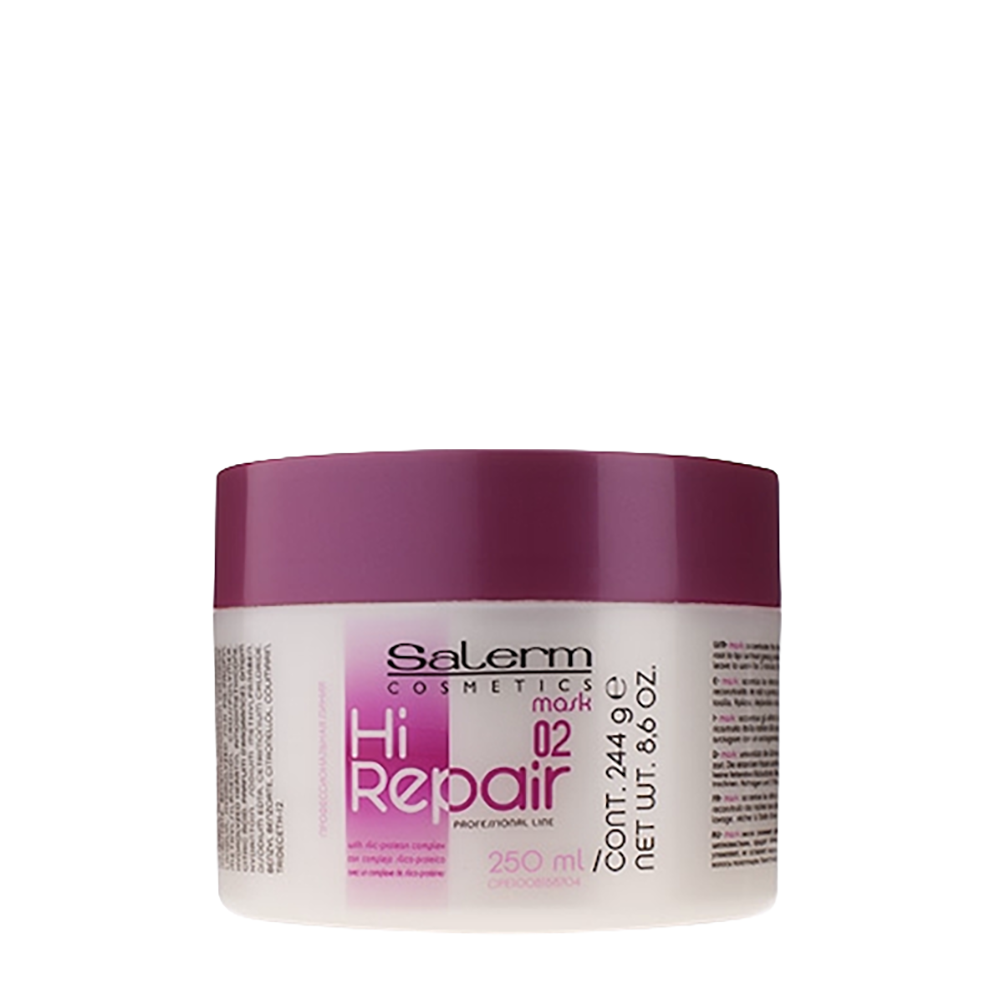 SALERM COSMETICS Маска для восстановления истонченных волос / Hi Repair 250 мл, фото 1