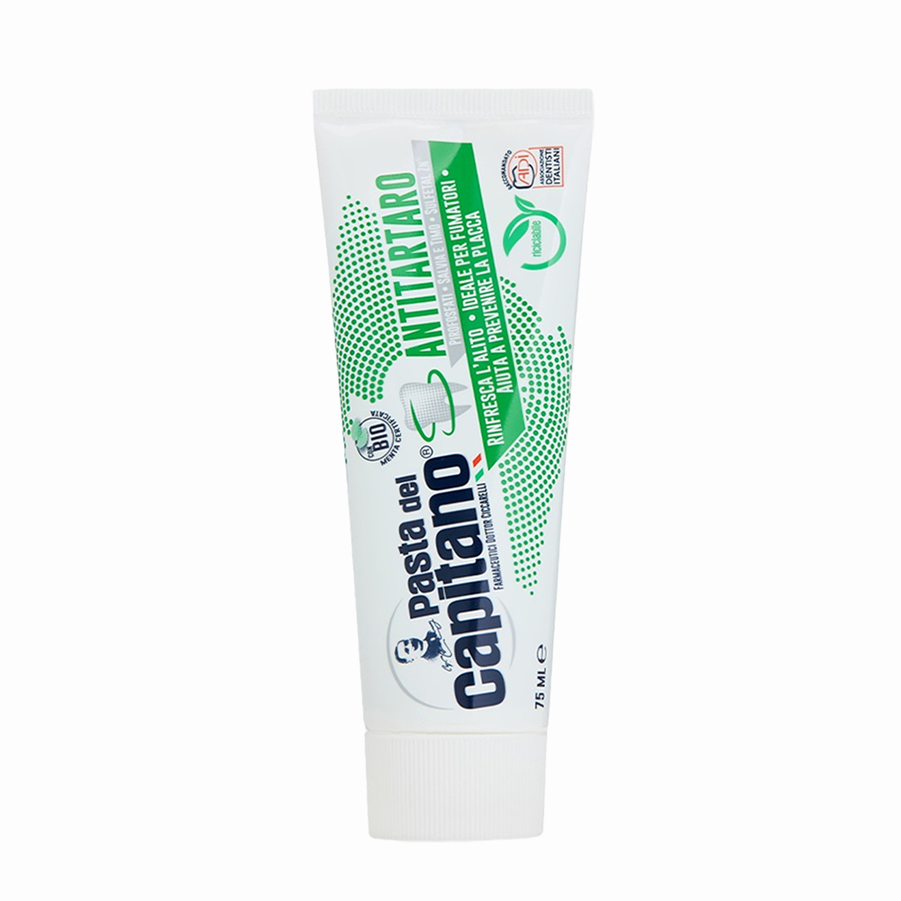 PASTA DEL CAPITANO Паста зубная от зубного камня для курящих / Antitartar for Smokers 75 мл, фото 1