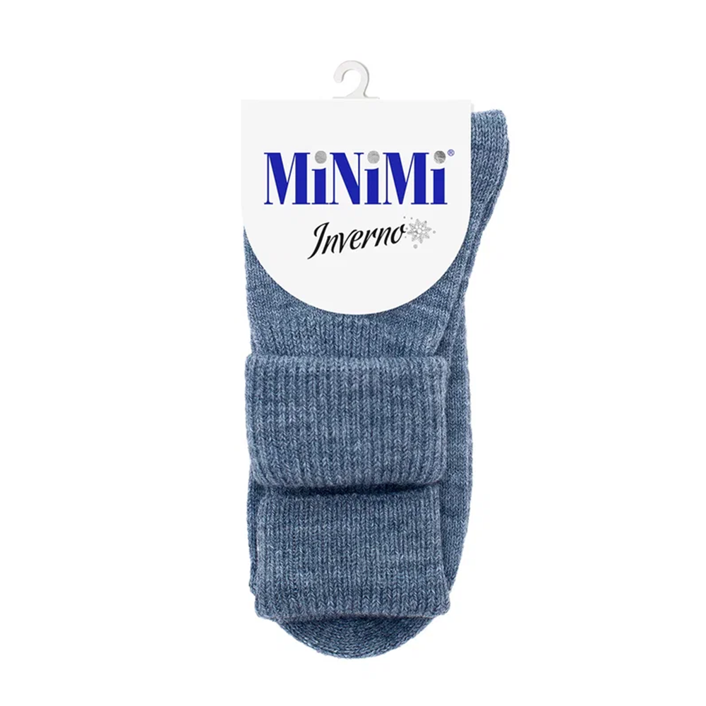 MINIMI Носки шерстянные, темно-серые Grigio Melange 0 / MINI INVERNO 3301, фото 1