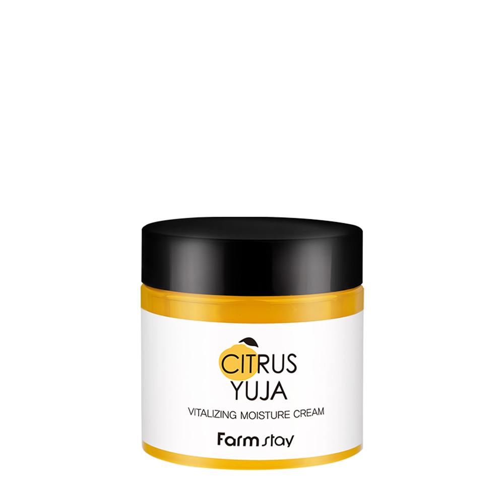 FARMSTAY Крем увлажняющий для лица с витаминами / Citrus Yuja Vitalizing Moisture Cream 80 гр, фото 1