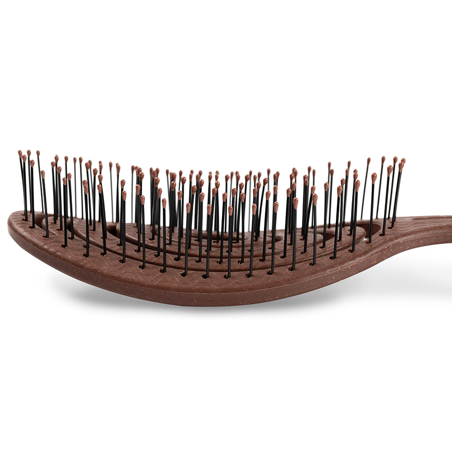 KOSMO SHTUCHKI Расчёска спиральная 5440-M2, коричневая / KOSMO SHTUCHKI, фото 3