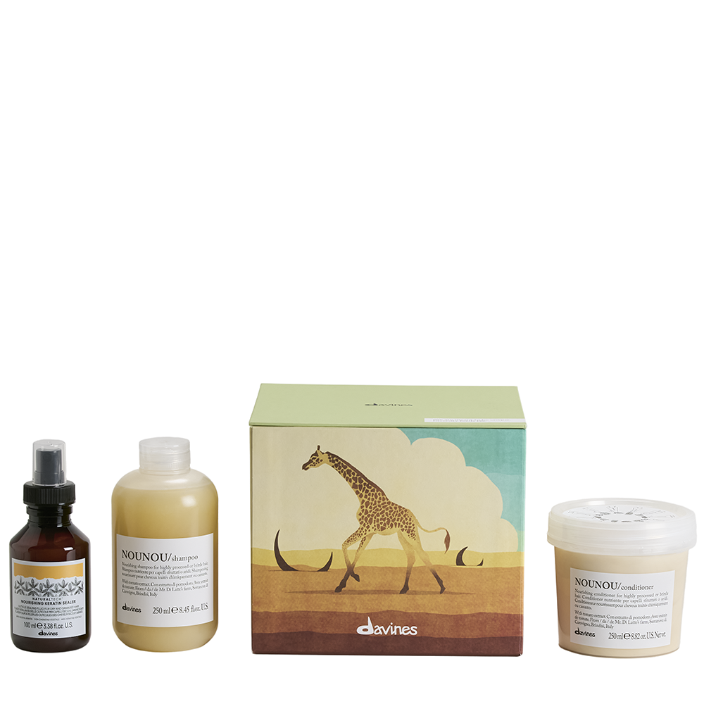 DAVINES SPA Набор для питания поврежденных волос / Radiant Savanna Nounou, фото 1