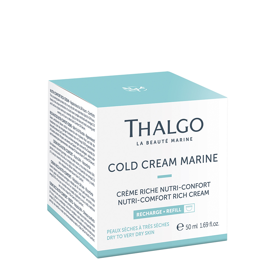 THALGO Крем насыщенный для питания и комфорта кожи, сменный блок / COLD CREAM MARINE 50 мл, фото 2