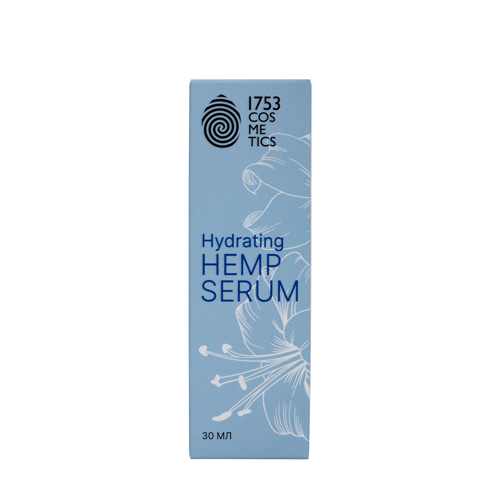 1753 COSMETICS Сыворотка увлажняющая для лица / Hydrating Hemp Serum 1753 cosmetics 30 мл, фото 3