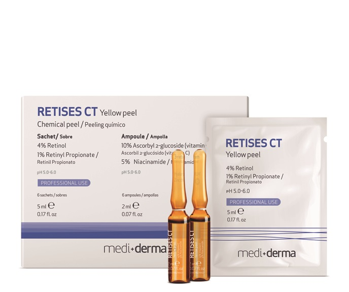MEDI+DERMA Пилинг желтый (6 ампул*1,5 мл + 6 саше*5 мл) / RETISES CT Yellow peel, фото 1