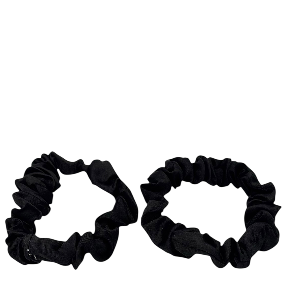 IWOU PROFESSIONAL Резинка для волос Шелк черный 2шт, фото 1
