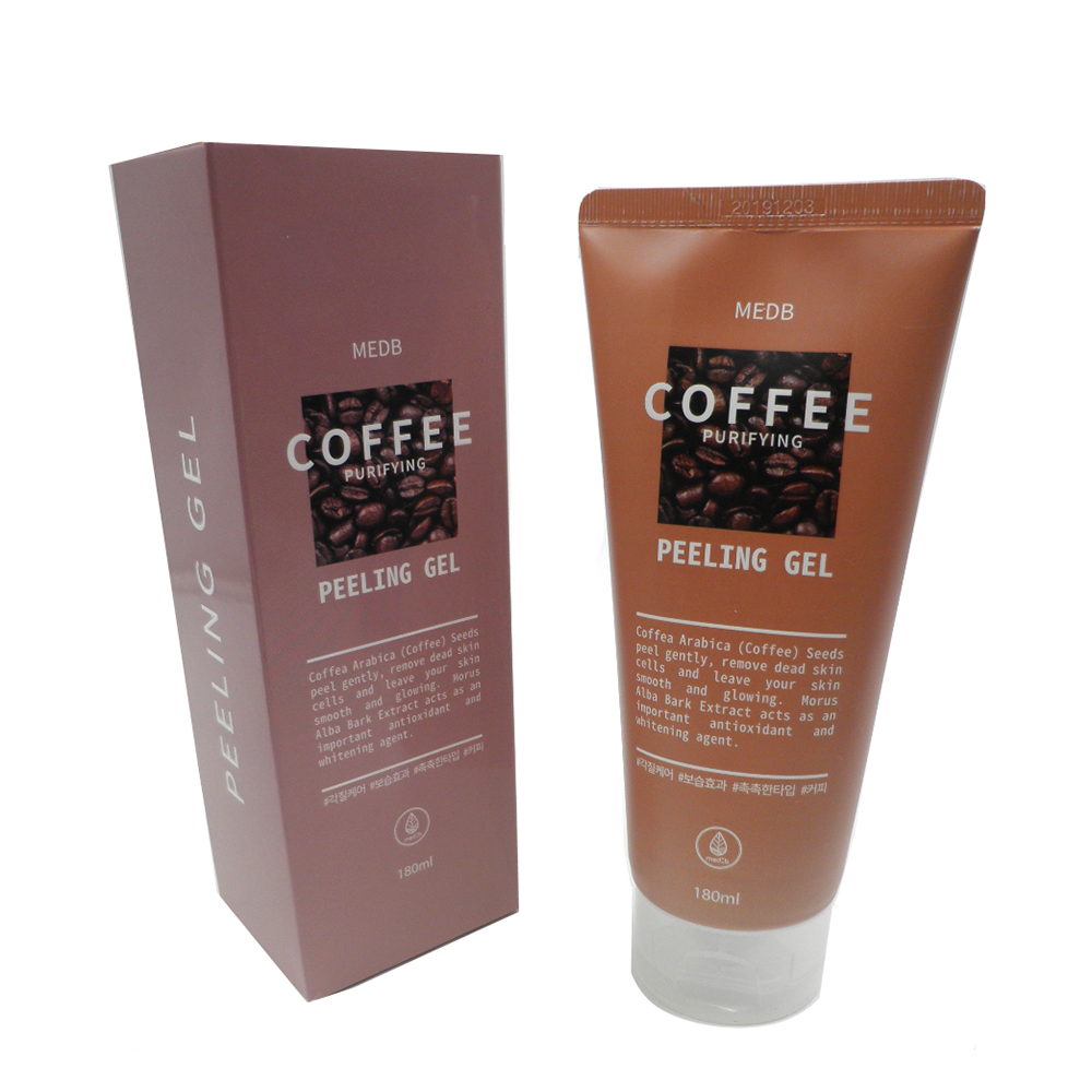 MED:B Гель-скатка с экстрактом кофе / Med B Coffee Purifying Peeling Gel 180 мл, фото 3