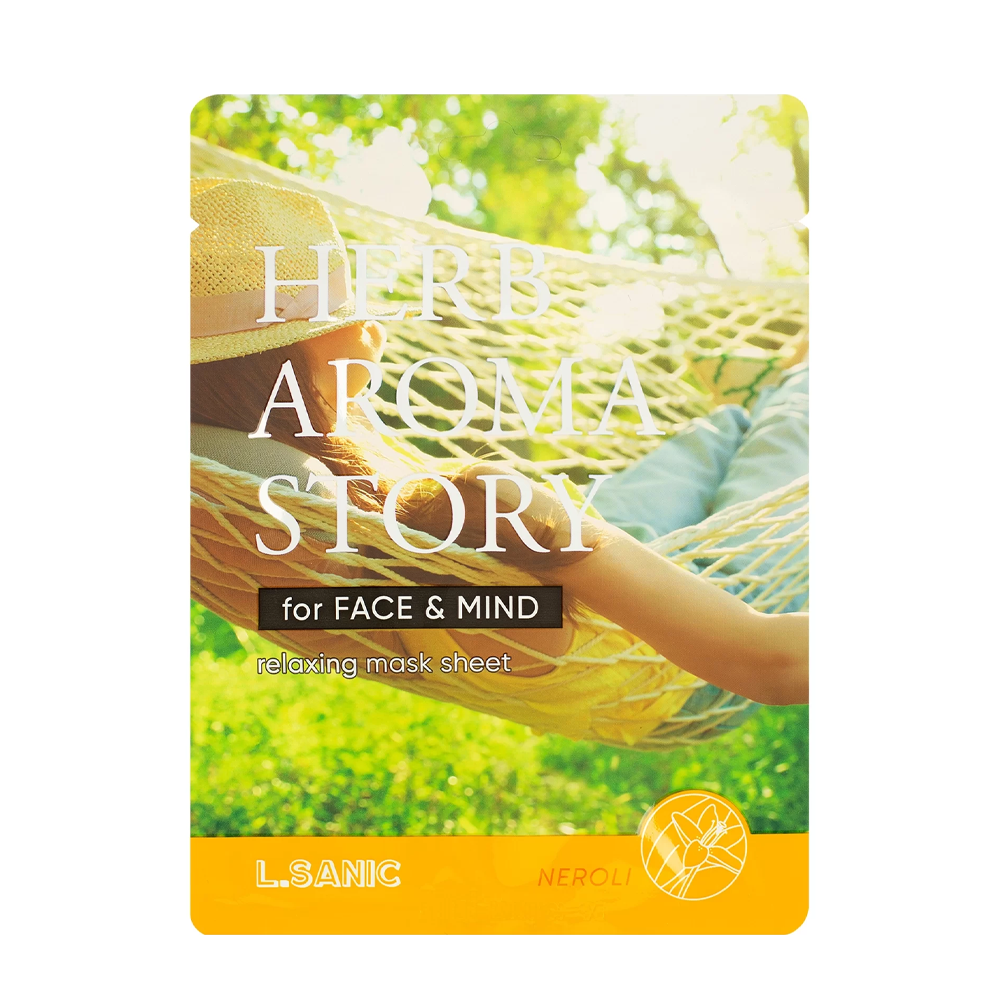 L.SANIC Маска тканевая с экстрактом нероли и эффектом ароматерапии / L.Sanic 25 мл, фото 1