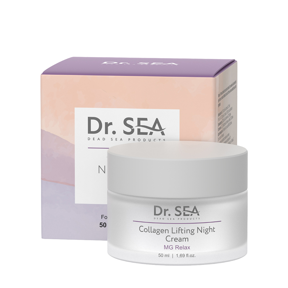 DR. SEA Крем-лифтинг ночной коллагеновый с комплексом Mg Relax / Dr.Sea 50 мл, фото 2