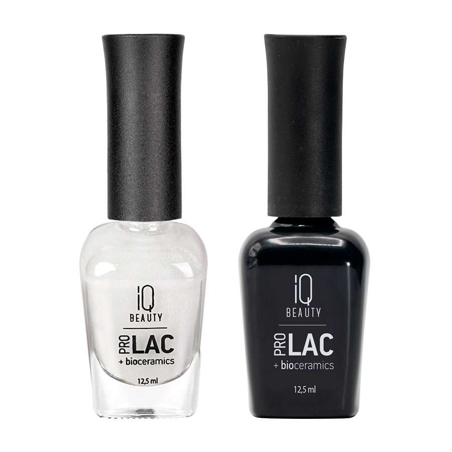 IQ BEAUTY 087 лак профессиональный укрепляющий для ногтей с биокерамикой / Nail polish PROLAC+bioceramics 12,5 мл, фото 2
