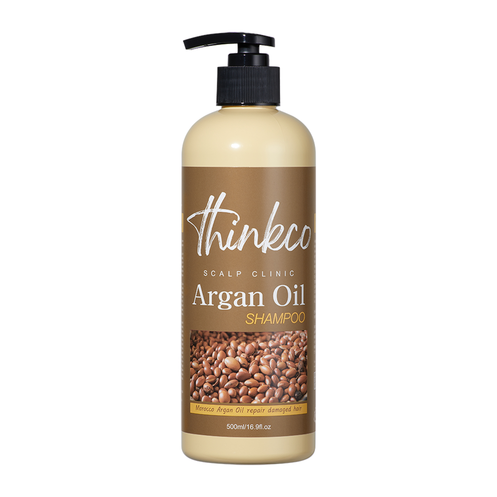THINKCO Шампунь восстанавливающий с аргановым маслом / Thinkco Argan Oil Scalp Clinic Shampoo 500 мл, фото 1