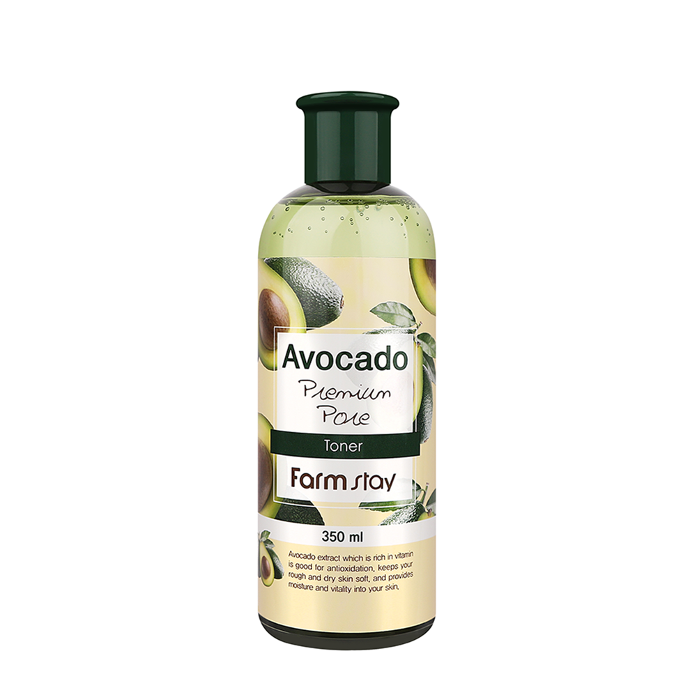 FARMSTAY Тонер питательный для лица с авокадо / Avocado Premium Pore Toner 350 мл, фото 1