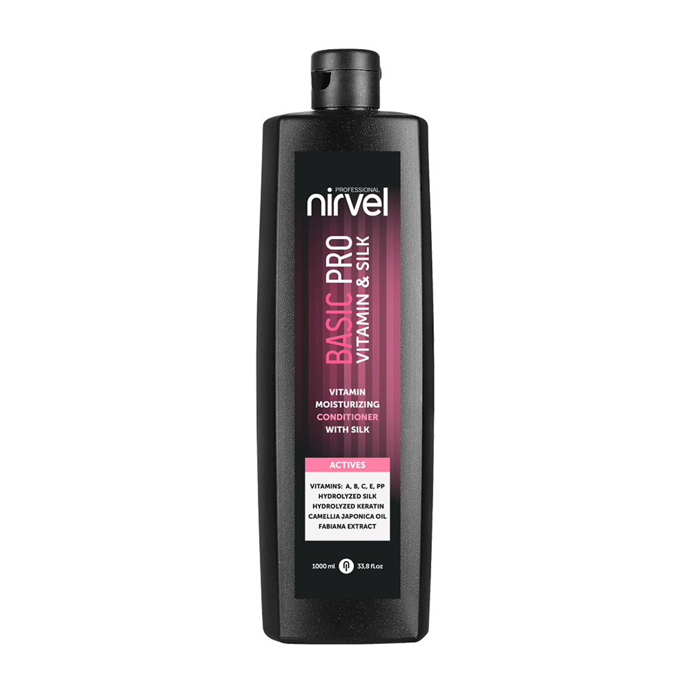 NIRVEL PROFESSIONAL Кондиционер увлажняющий с витаминами и шелком / Vitamin moisturizing conditioner with silk 1000 мл, фото 1