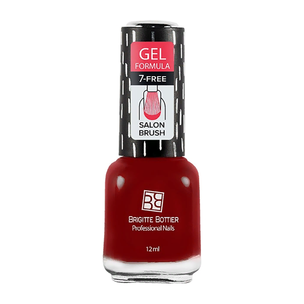 BRIGITTE BOTTIER 53 лак для ногтей гелевый, темная вишня / GEL FORMULA 12 мл, фото 1