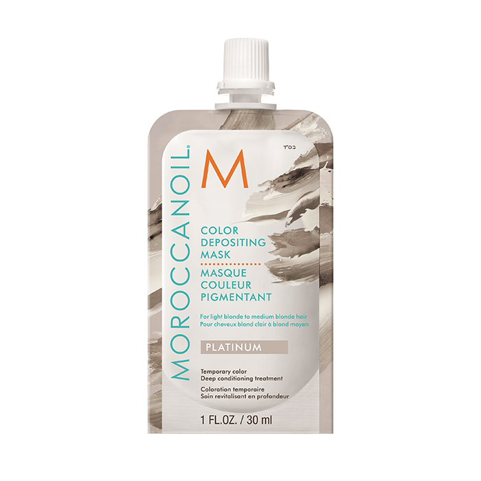 MOROCCANOIL Маска тонирующая для волос, платина / COLOR DEPOSITING MASK PLATINUM 30 мл, фото 1