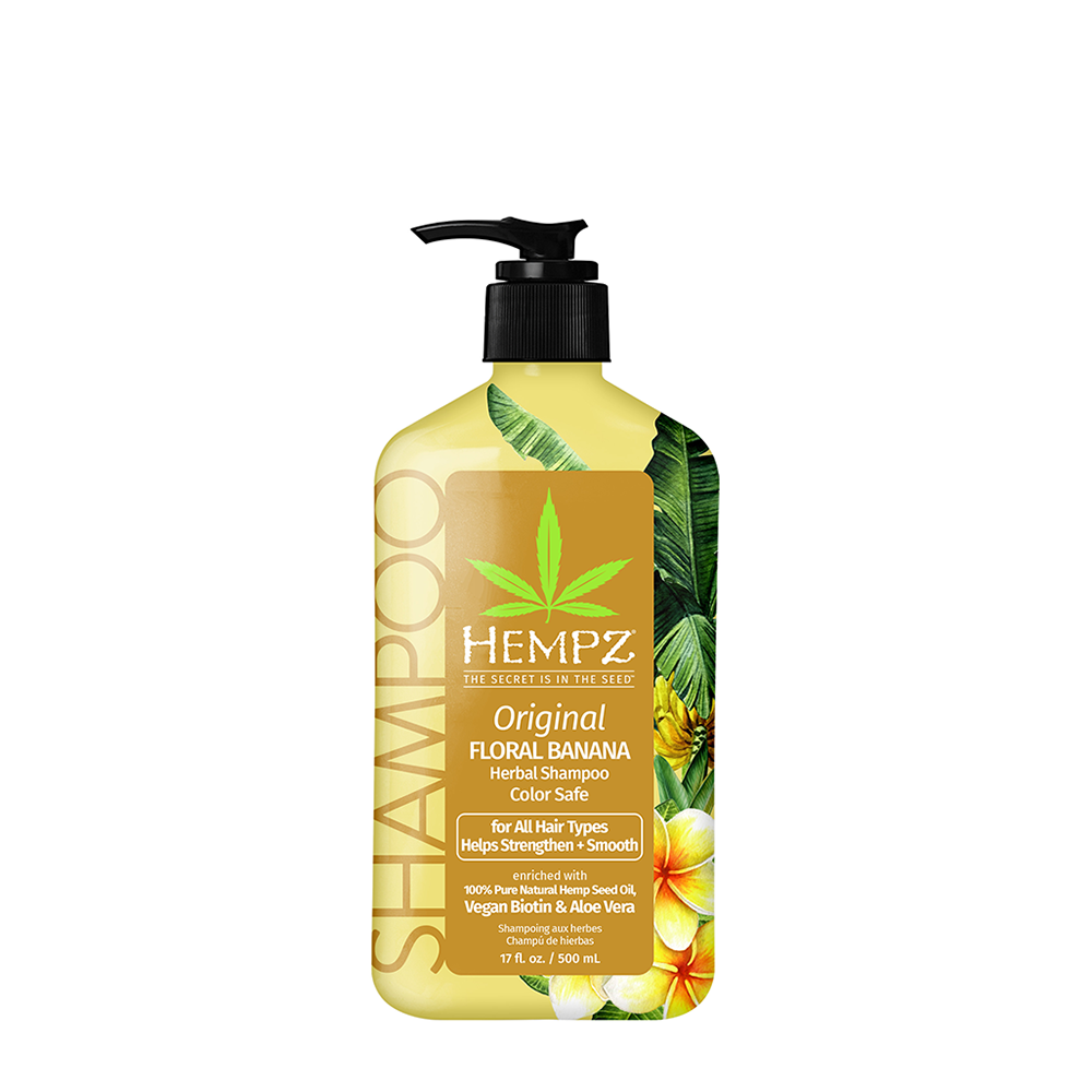 HEMPZ Шампунь оригинальный для увлажнения поврежденных волос / Original Herbal Shampoo For Damaged & Color Treated Hair 500 мл, фото 1