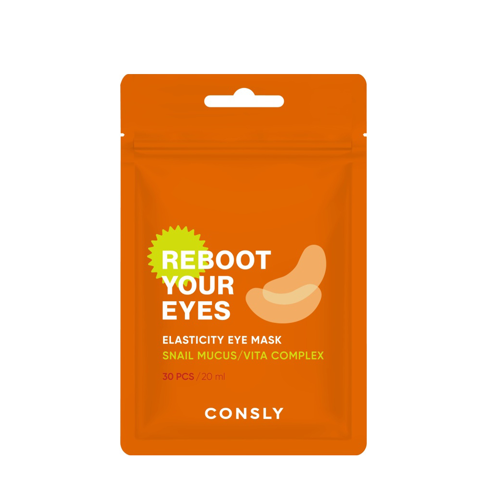 CONSLY Маска-патчи тканевые для области вокруг глаз с муцином улитки и витаминным комплексом / Consly 30 шт, фото 1