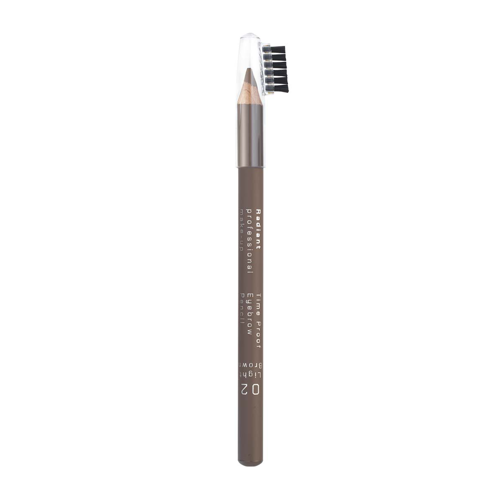 RADIANT PROFESSIONAL MAKE-UP Карандаш для бровей, 2 светло-коричневый / Time Proof Eyebrow Pencil 1,14 гр, фото 2
