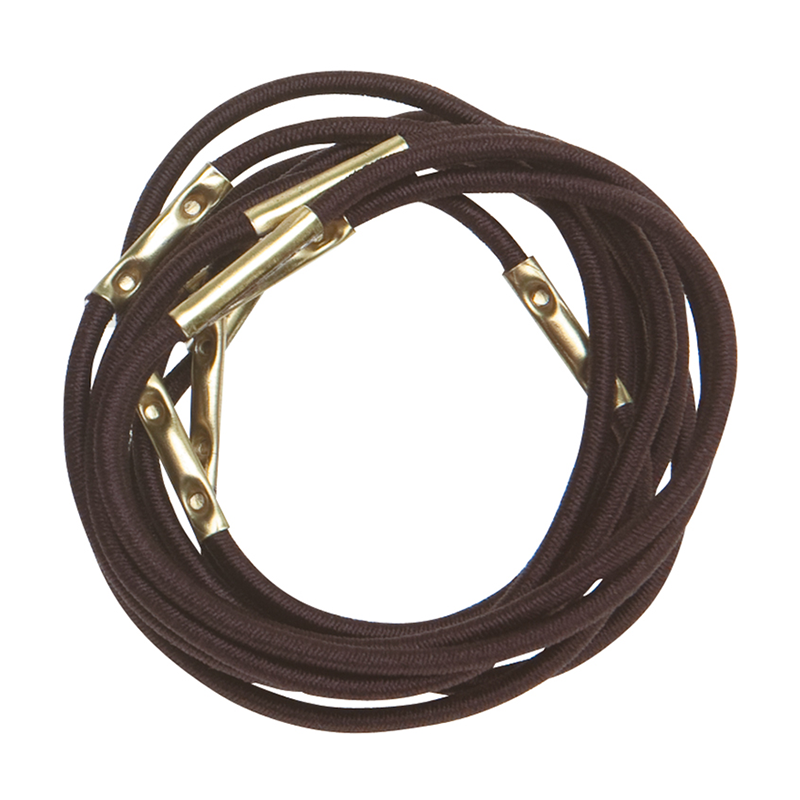 DEWAL PROFESSIONAL Резинки для волос коричневые midi 10 шт/уп, фото 1