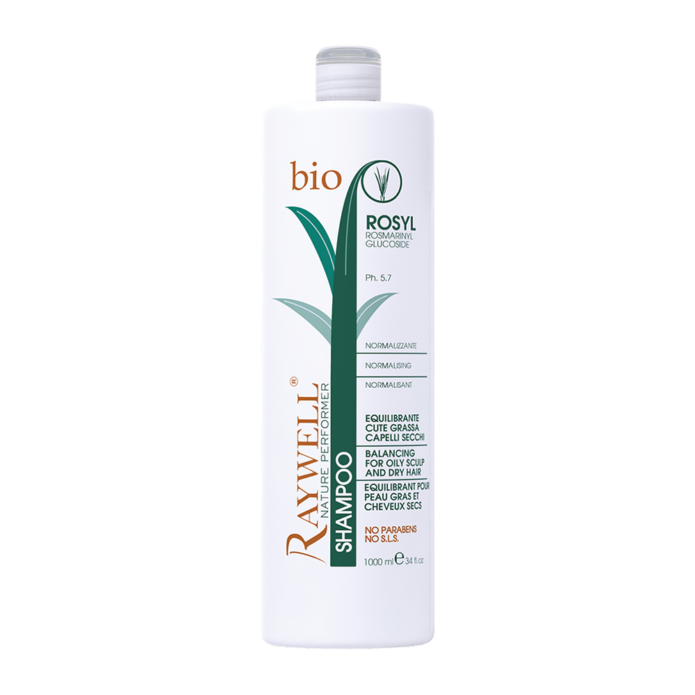 RAYWELL Шампунь для жирной кожи головы и сухих волос / BIO ROSYL SHAMPOO 1000 мл, фото 1