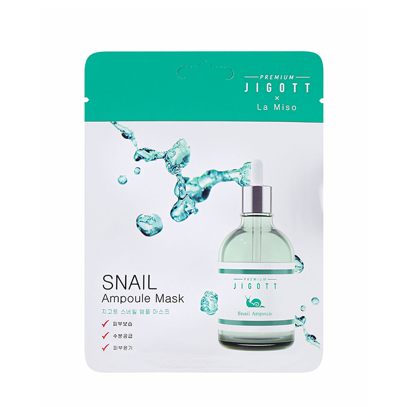 LA MISO Маска ампульная с муцином улитки / Premium Jigott&La Miso 27 мл, фото 1