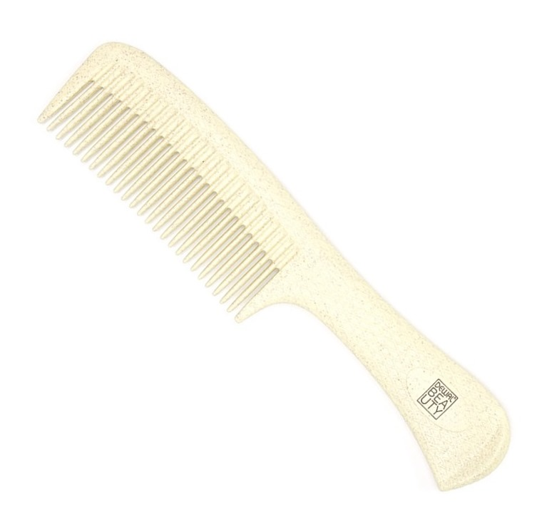 DEWAL BEAUTY Гребень для волос желтый Eco-Friendly, фото 1