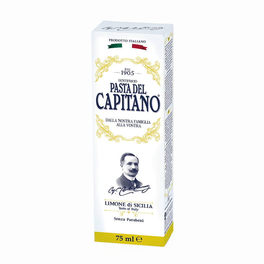 PASTA DEL CAPITANO Паста зубная 1905 Sicily Lemon / 1905 Сицилийский Лимон 75 мл, фото 2