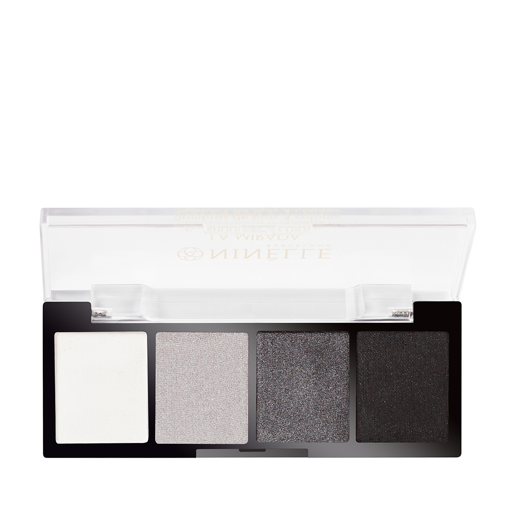 NINELLE Тени для век 4 оттенка, №505 классический смоки / LA MIRADA 3,35 гр, фото 2