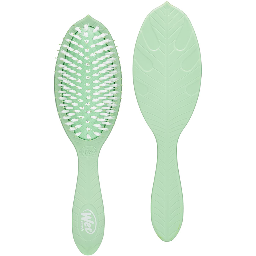 WET BRUSH Щетка-эко для спутанных волос с маслом чайного дерева / GO GREEN TREATMENT AND SHINE - TEA TREE OIL, фото 4