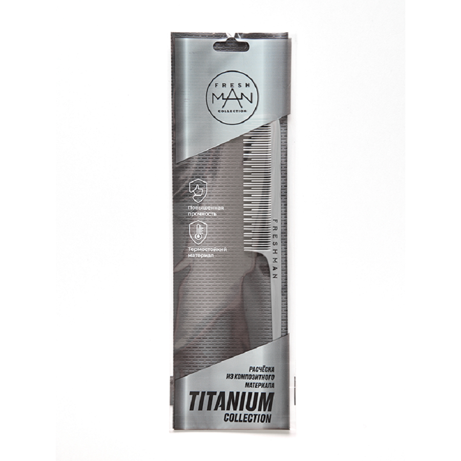 FRESHMAN Расческа, Т115 / Collection Titanium, фото 3