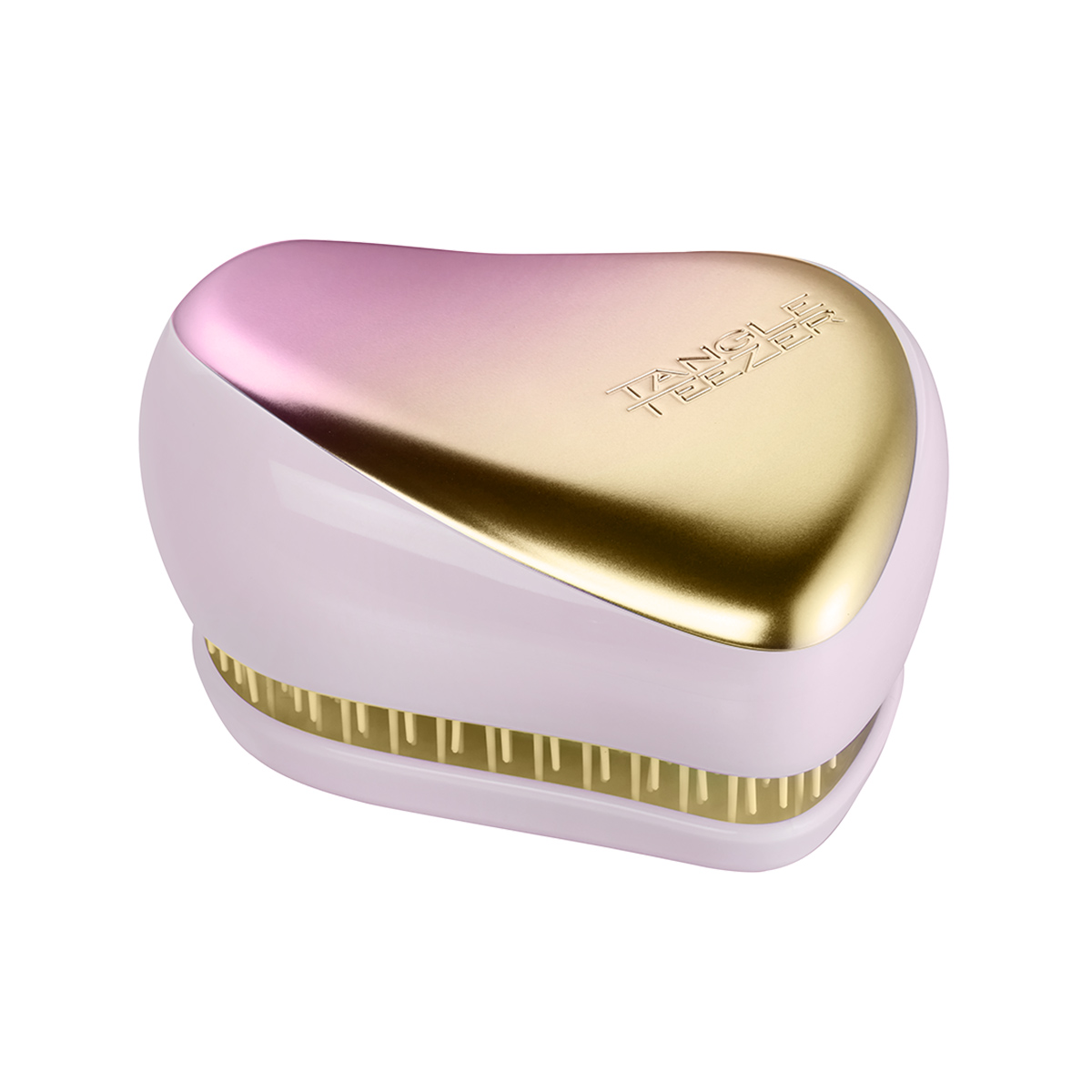 TANGLE TEEZER Расческа для волос / Compact Styler Sweet Lilac & Yellow Chrome, фото 4
