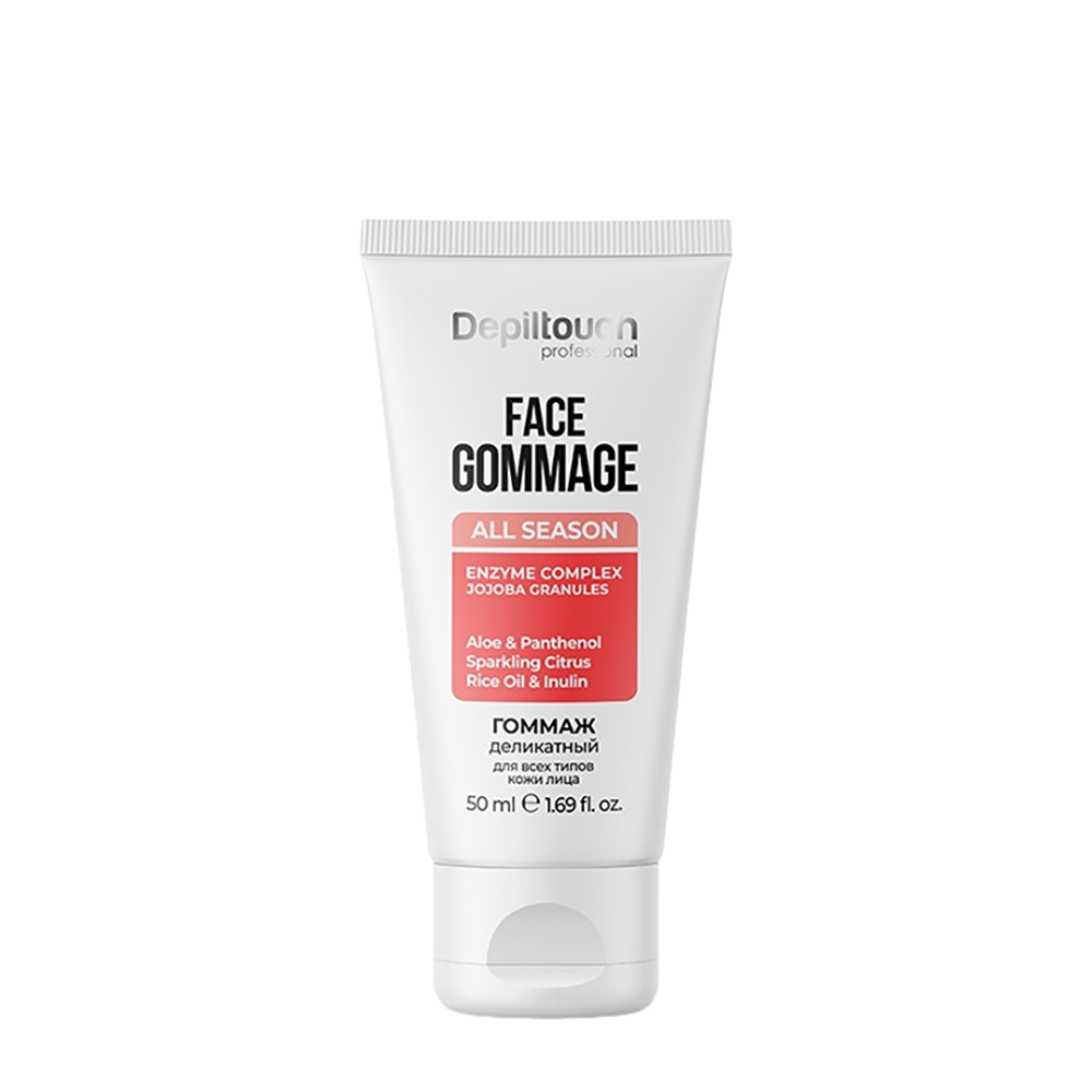 DEPILTOUCH PROFESSIONAL Гоммаж деликатный для всех типов кожи лица / Depiltouch 50 мл, фото 1