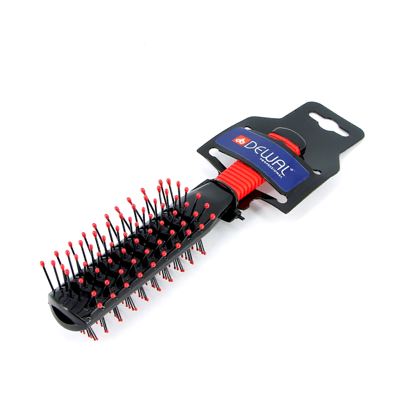 DEWAL PROFESSIONAL Щетка туннельная 2-х сторонняя, пластиковый штифт, 7 рядов (красная), фото 2