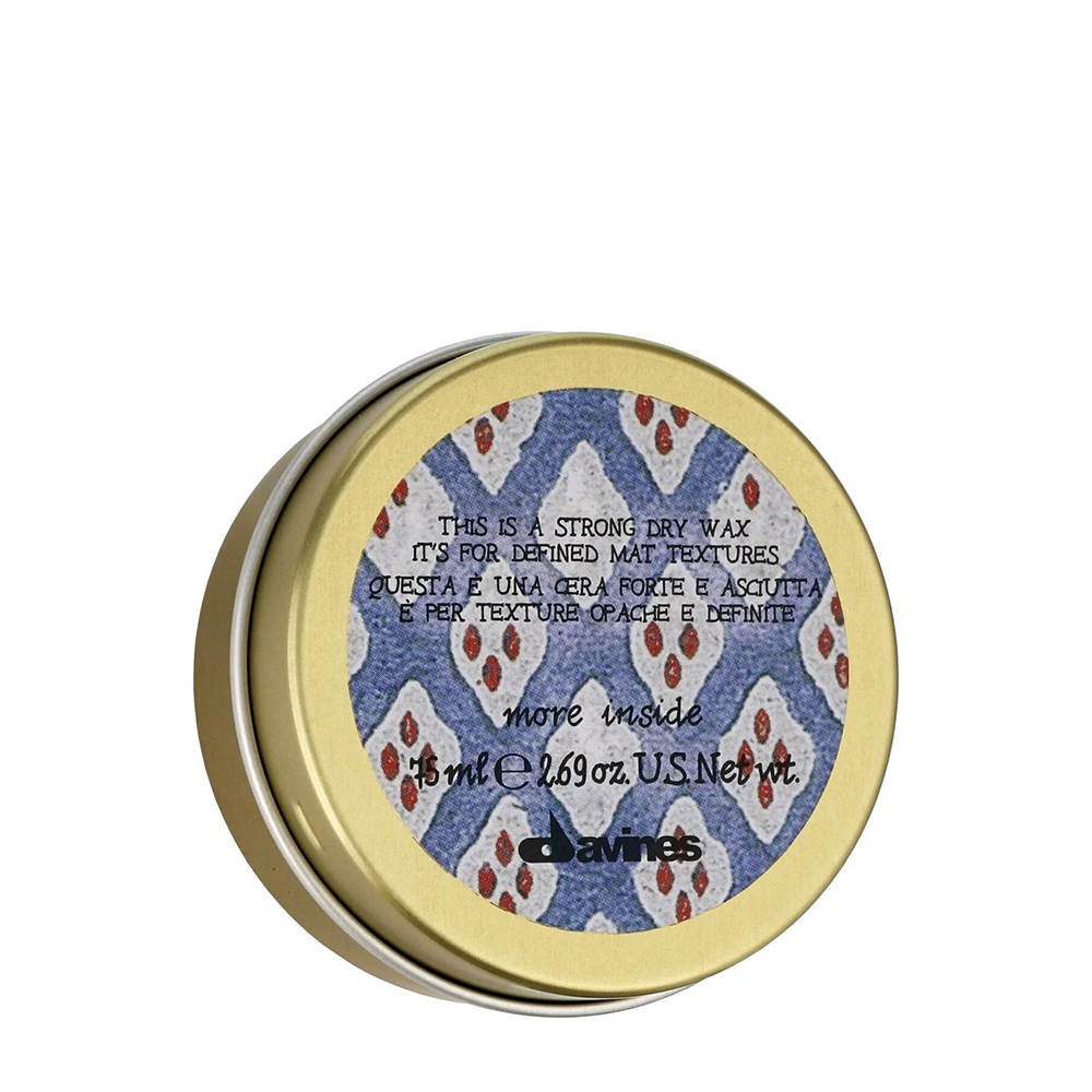 DAVINES SPA Воск сухой для текстурных матовых акцентов / Strong Dry Wax 75 мл, фото 1