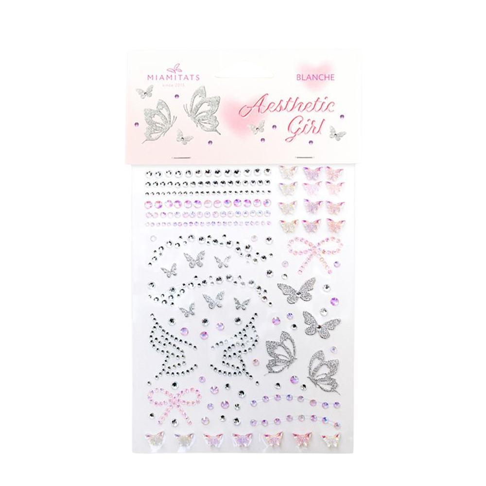 MIAMITATS Кристаллы на клейком слое / Aesthetic girl Blanche 1 шт, фото 1
