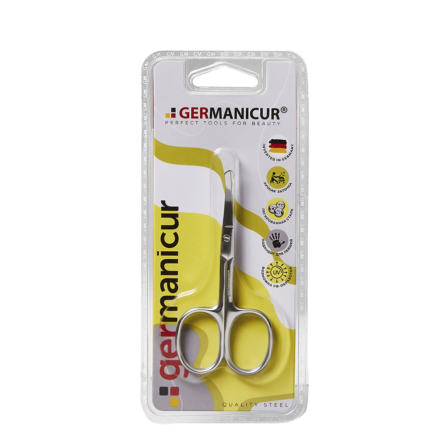 GERMANICUR Ножницы прямые безопасные для ногтей / GERMANICUR, фото 4