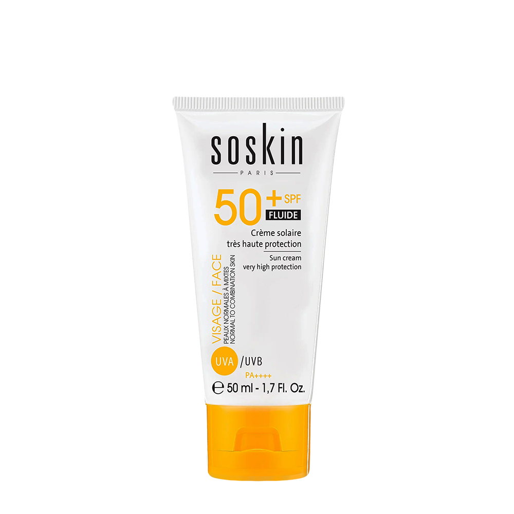 SOSKIN Флюид солнцезащитный SPF50 / Low-Tox® Sun Cream Fluid 50 мл, фото 1