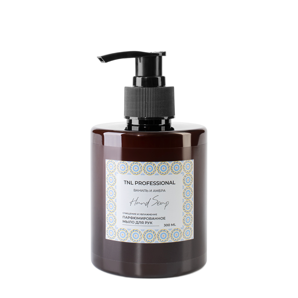 TNL Professional Мыло жидкое парфюмированное для рук, ваниль и амбра / TNL Hand Soap 300 мл, фото 1